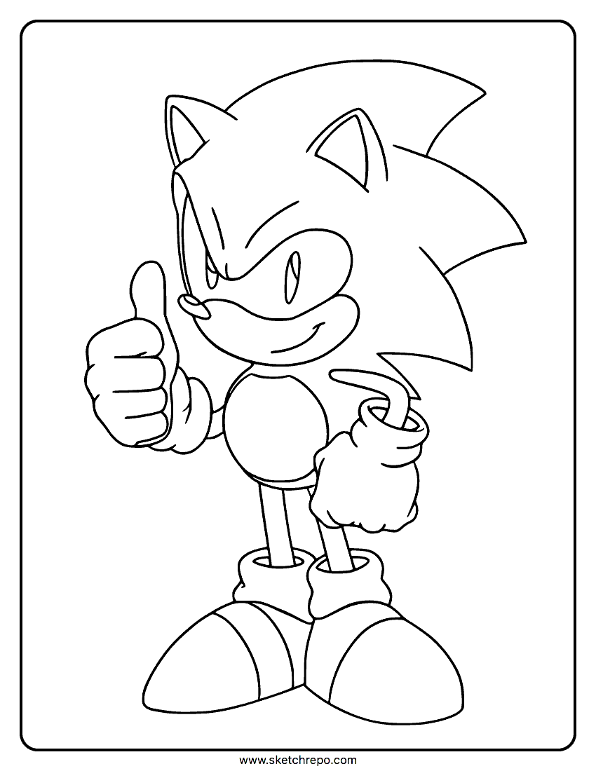 160+ Shadow Sonic Coloring Pages for Sonic Fans 110