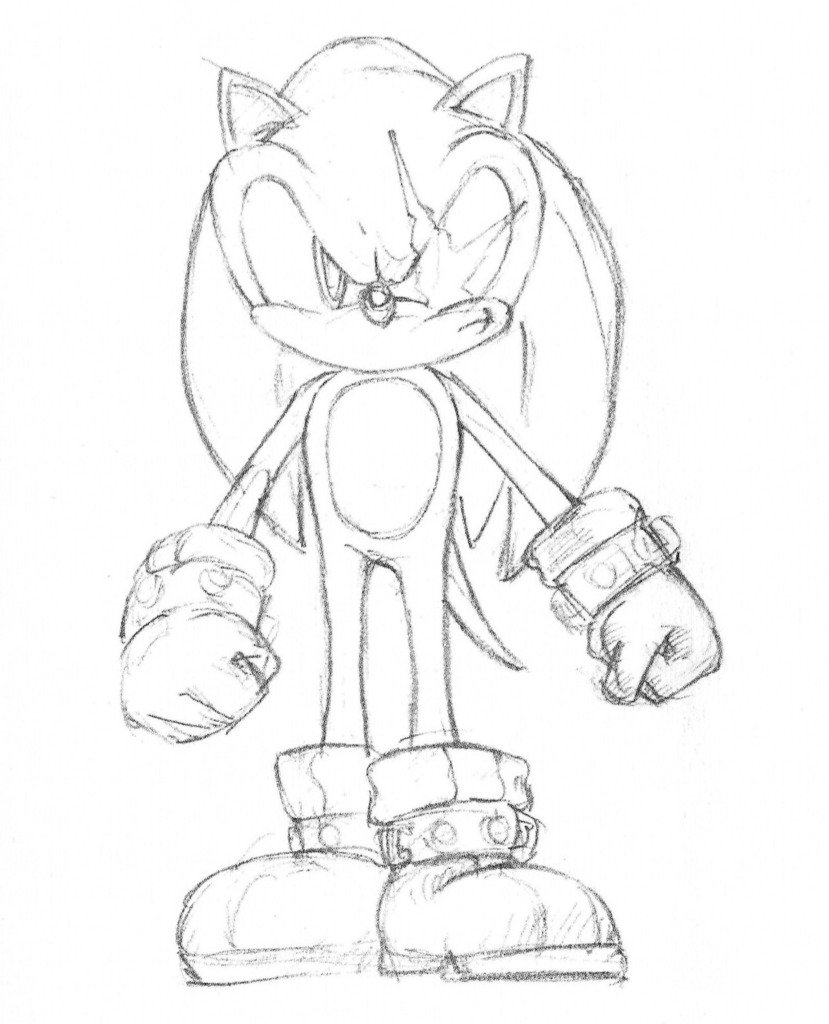 160+ Shadow Sonic Coloring Pages for Sonic Fans 112