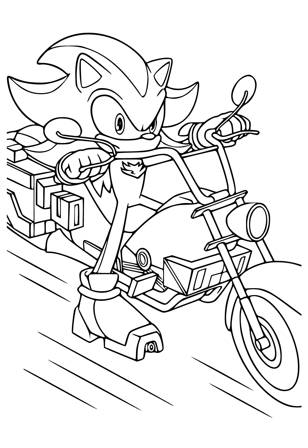 160+ Shadow Sonic Coloring Pages for Sonic Fans 132