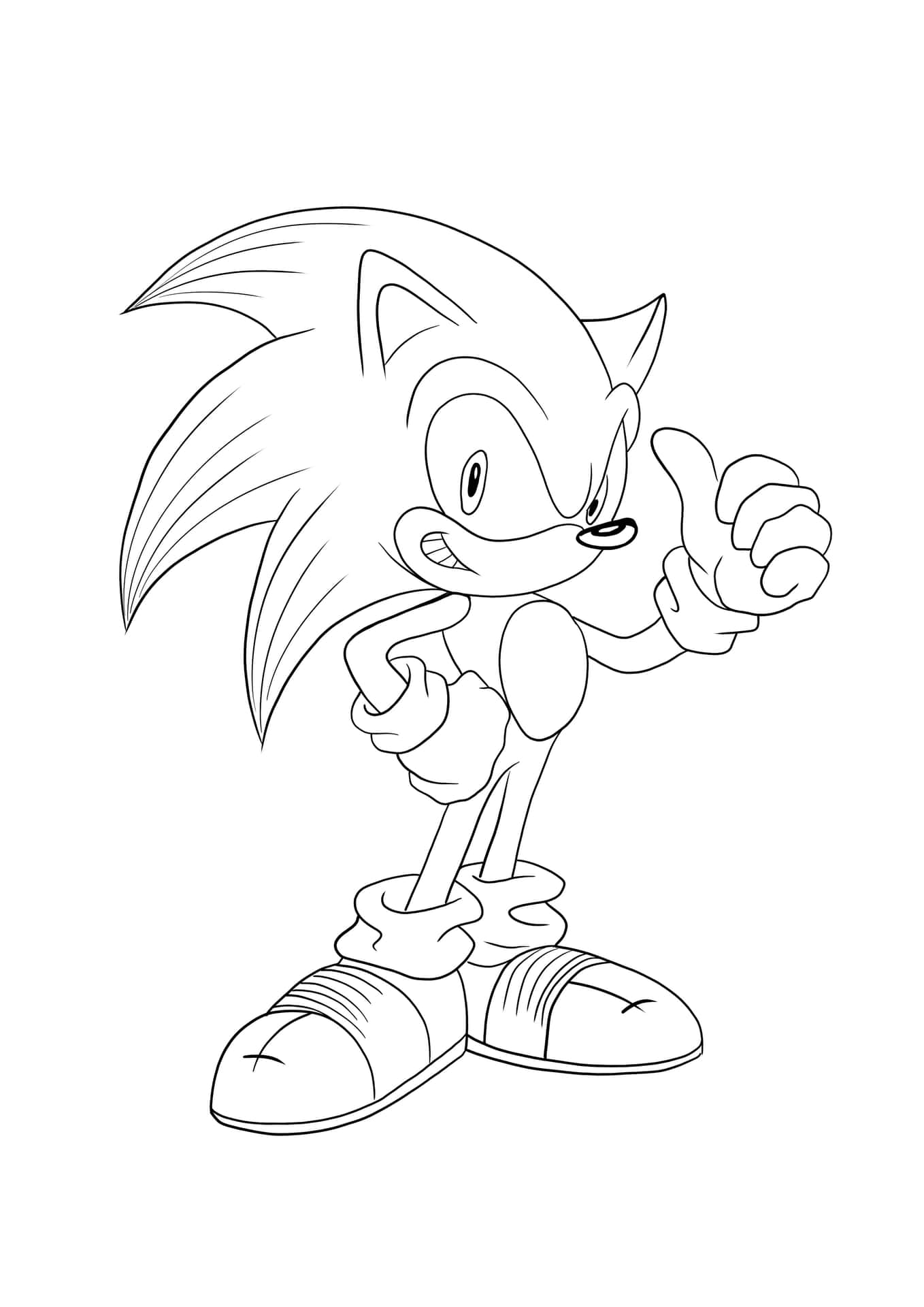 160+ Shadow Sonic Coloring Pages for Sonic Fans 135