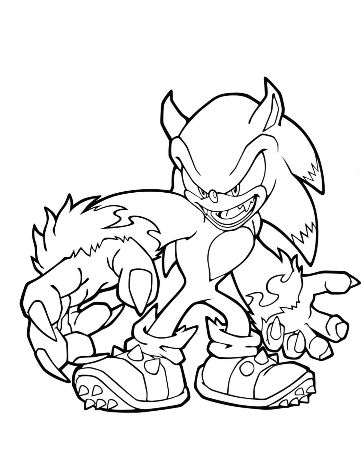 160+ Shadow Sonic Coloring Pages for Sonic Fans 137