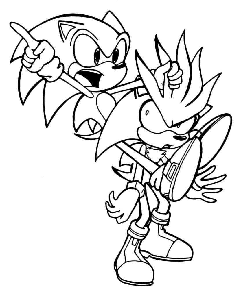 160+ Shadow Sonic Coloring Pages for Sonic Fans 139