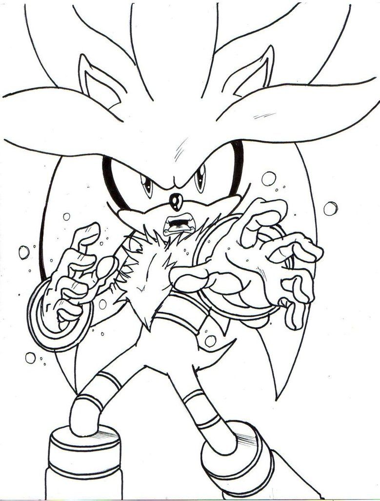 160+ Shadow Sonic Coloring Pages for Sonic Fans 145