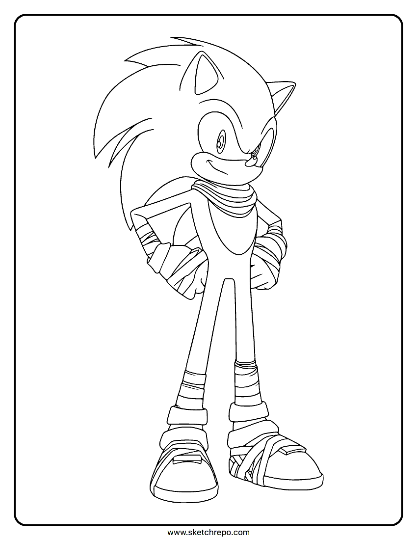 160+ Shadow Sonic Coloring Pages for Sonic Fans 15