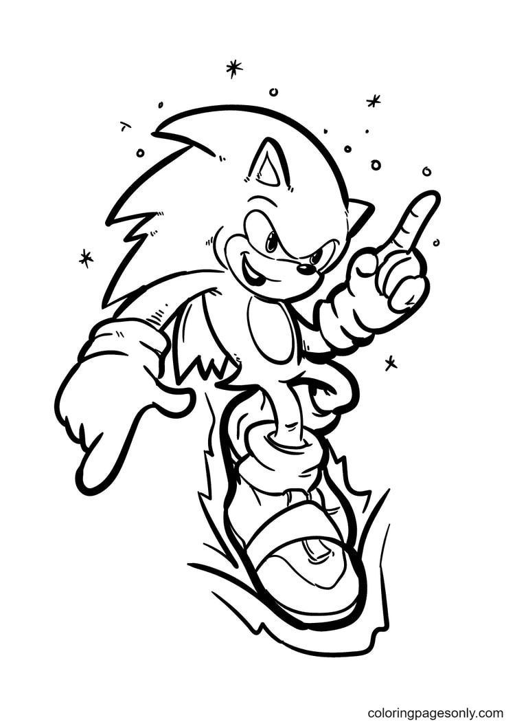 160+ Shadow Sonic Coloring Pages for Sonic Fans 151