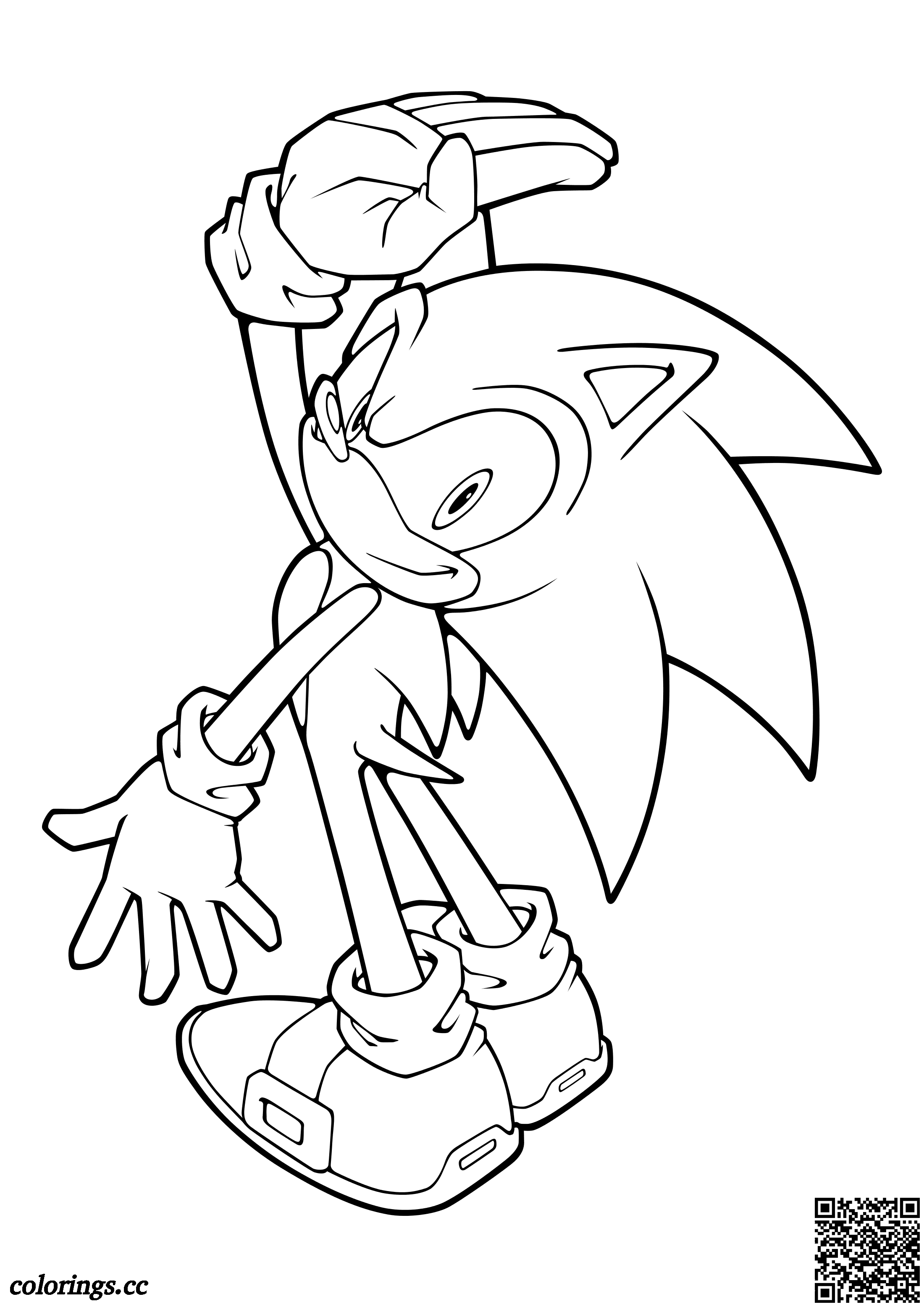 160+ Shadow Sonic Coloring Pages for Sonic Fans 157