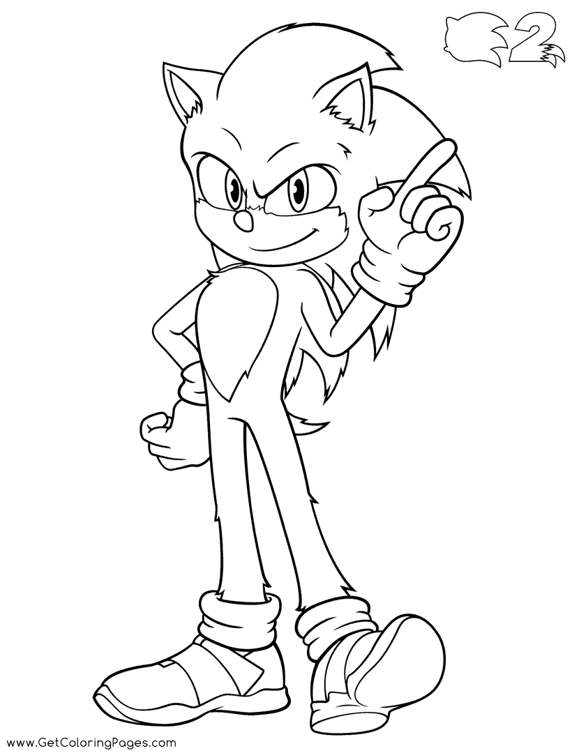 160+ Shadow Sonic Coloring Pages for Sonic Fans 17