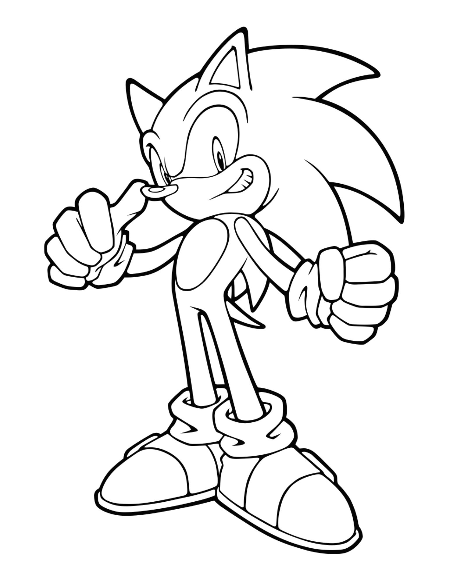 160+ Shadow Sonic Coloring Pages for Sonic Fans 20