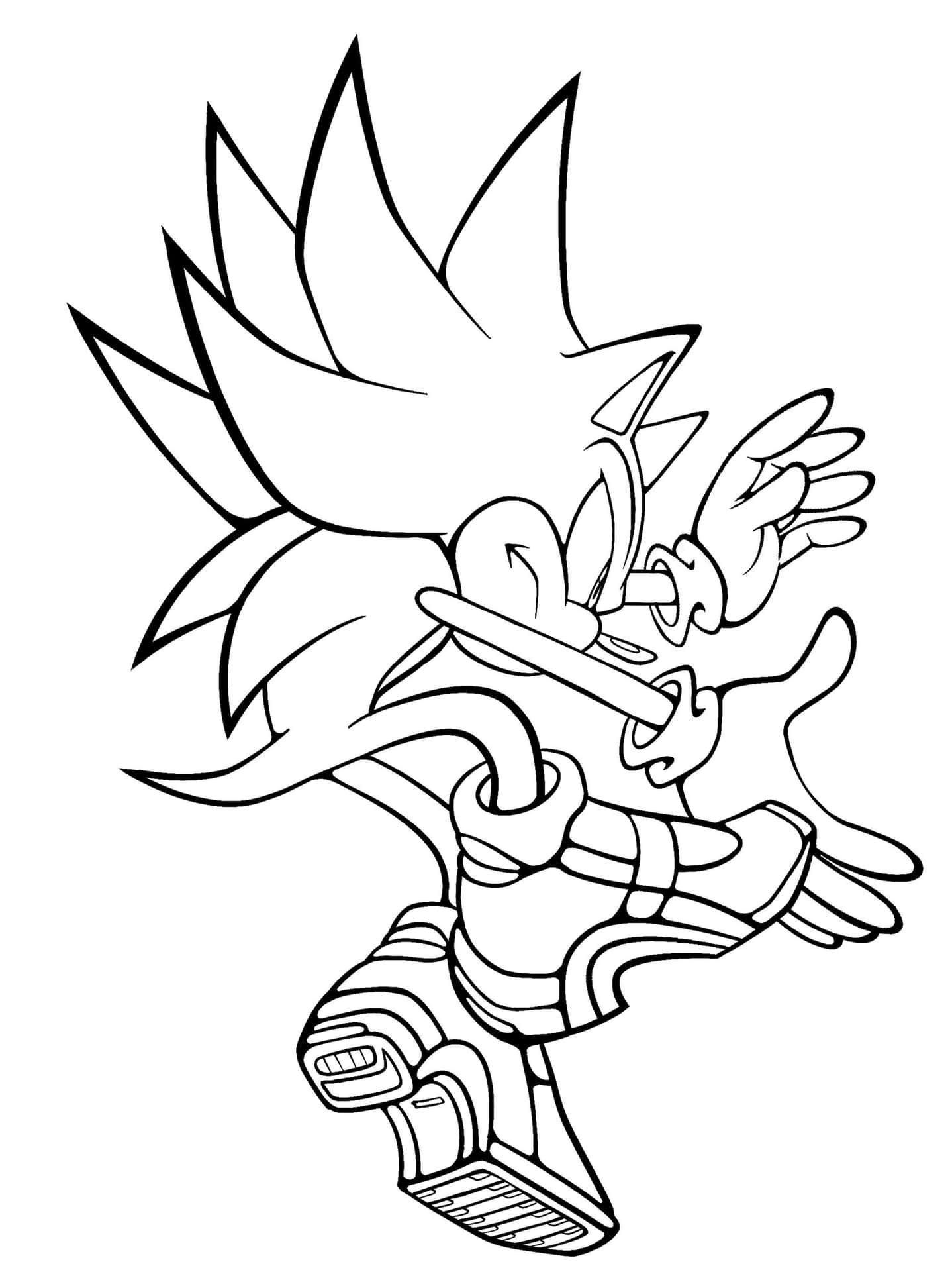 160+ Shadow Sonic Coloring Pages for Sonic Fans 21