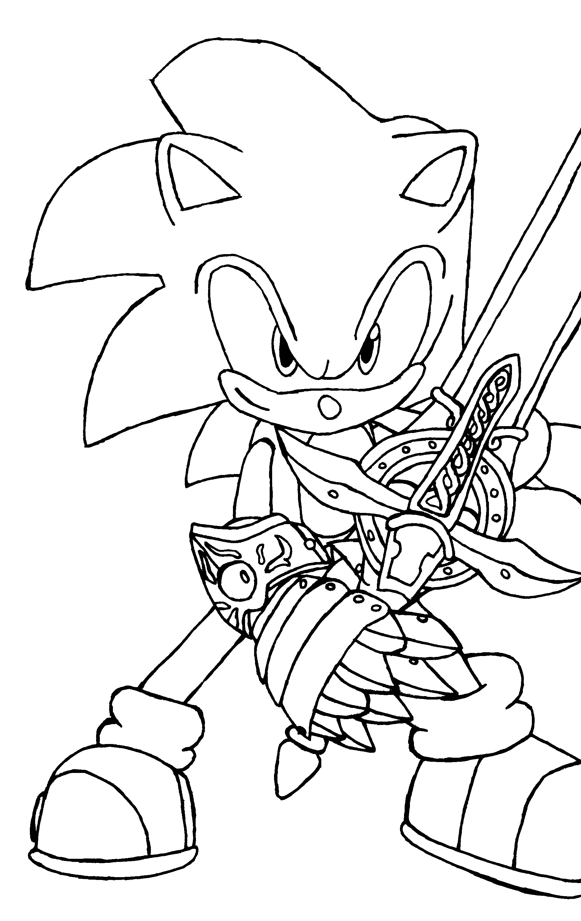 160+ Shadow Sonic Coloring Pages for Sonic Fans 22