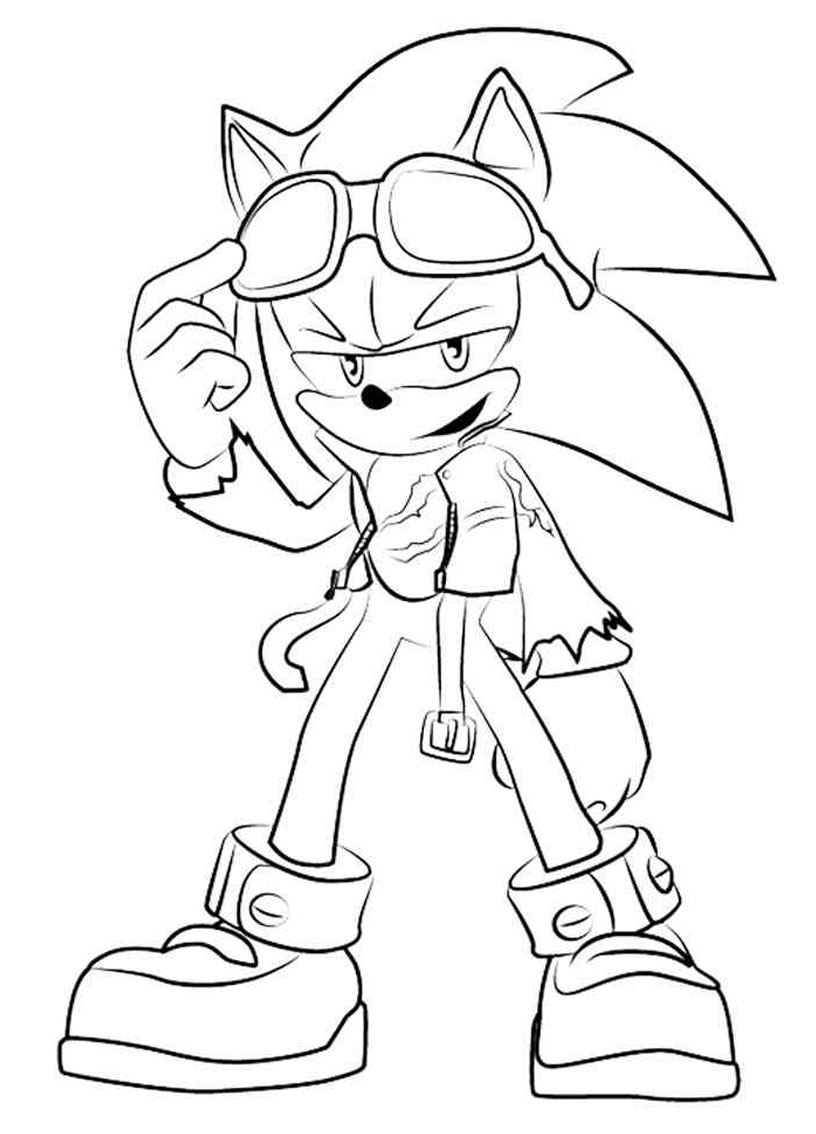 160+ Shadow Sonic Coloring Pages for Sonic Fans 3