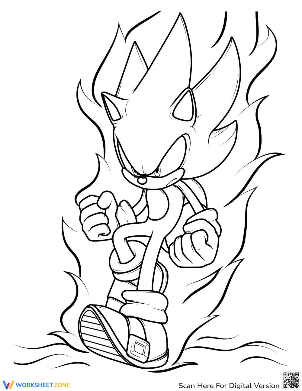 160+ Shadow Sonic Coloring Pages for Sonic Fans 30