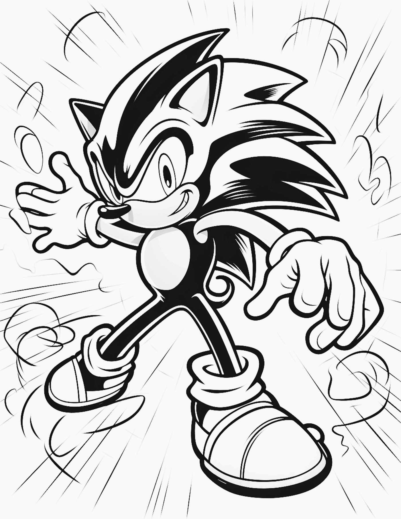 160+ Shadow Sonic Coloring Pages for Sonic Fans 4