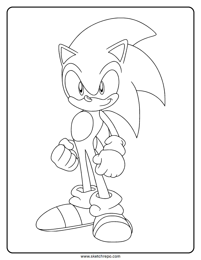 160+ Shadow Sonic Coloring Pages for Sonic Fans 43