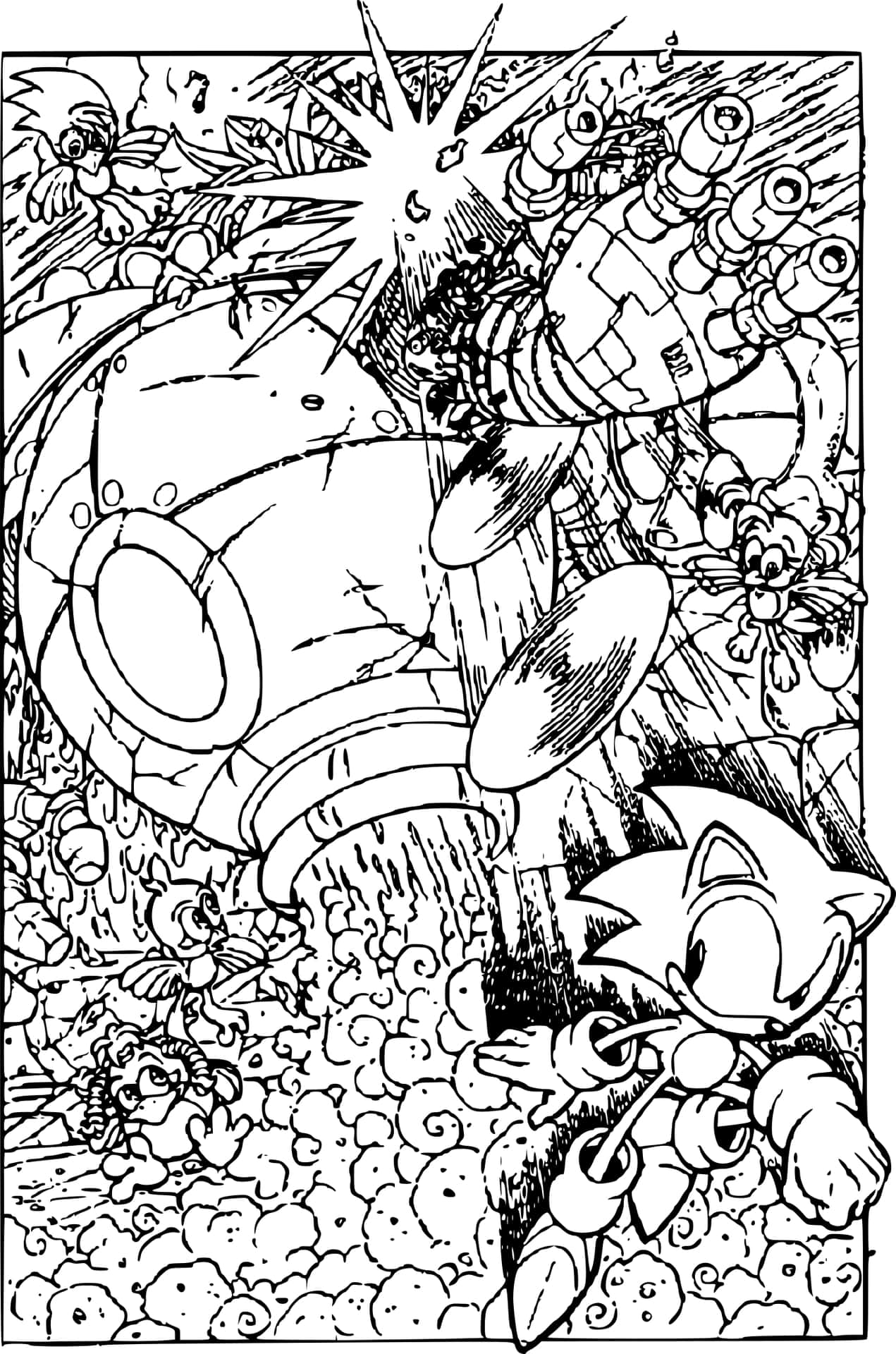 160+ Shadow Sonic Coloring Pages for Sonic Fans 44