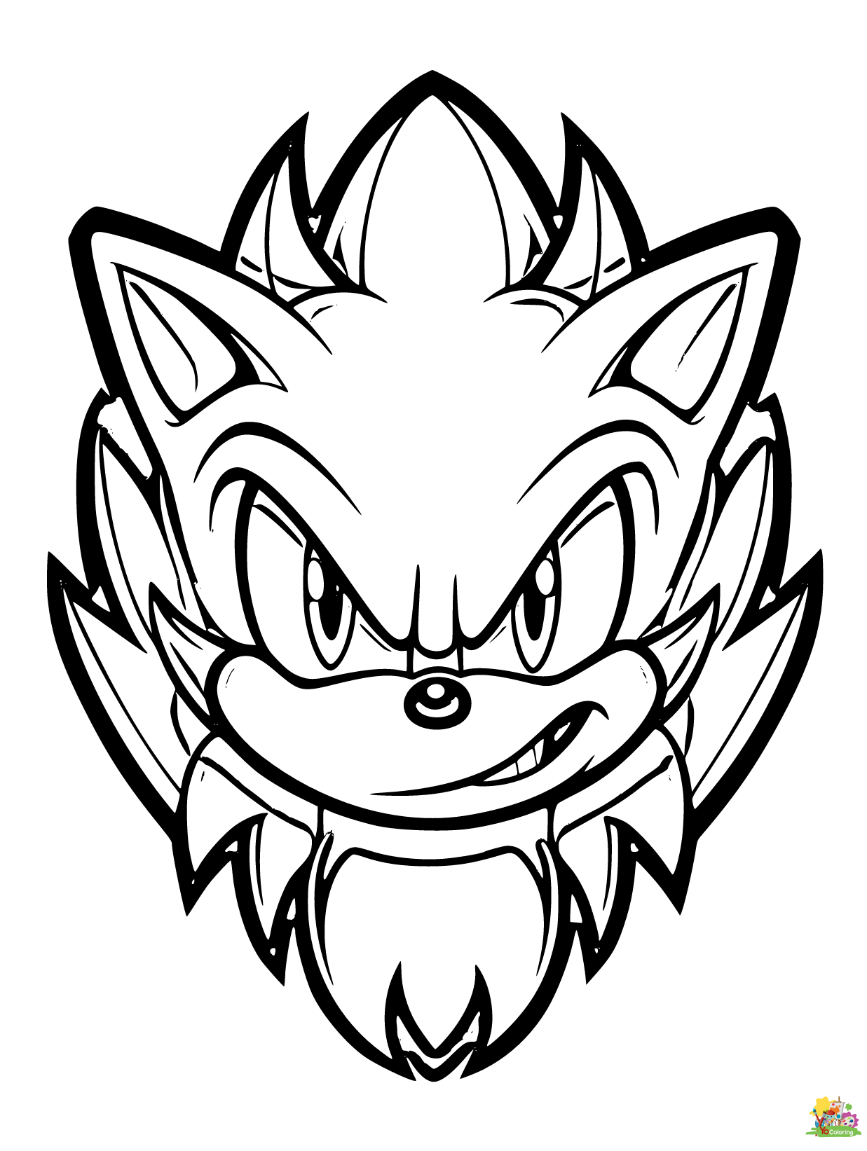 160+ Shadow Sonic Coloring Pages for Sonic Fans 58