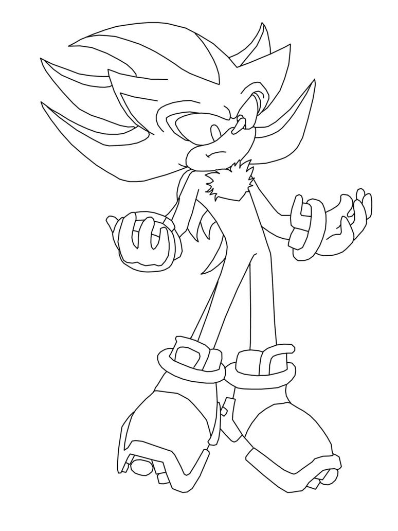 160+ Shadow Sonic Coloring Pages for Sonic Fans 68