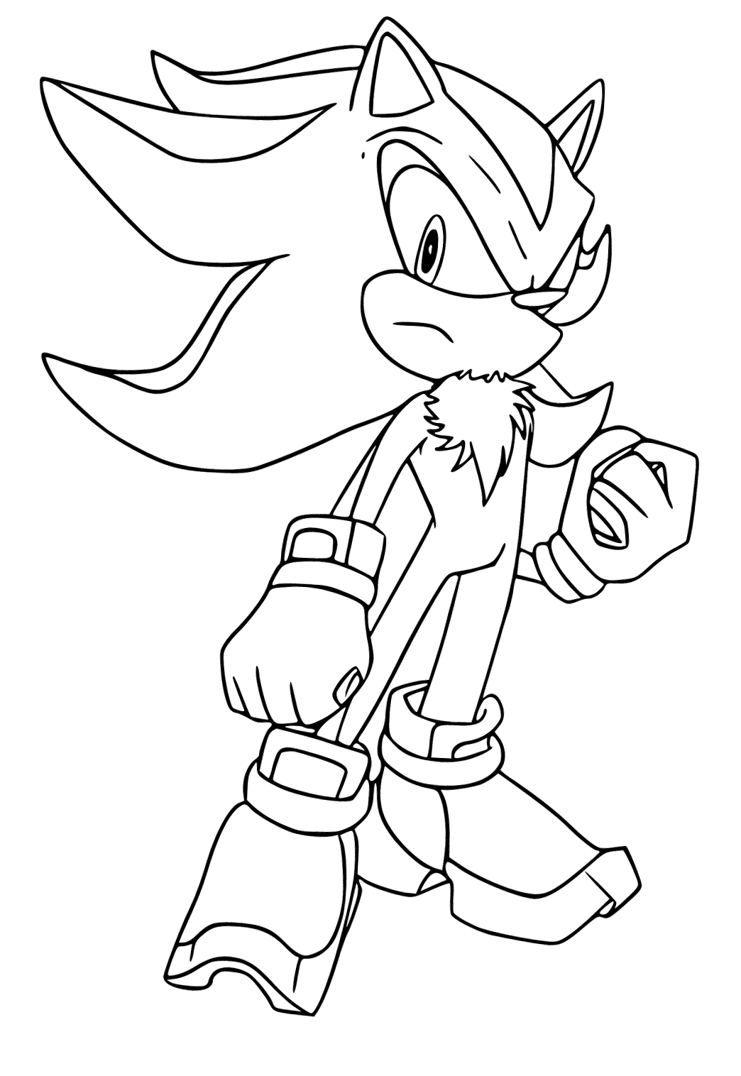 160+ Shadow Sonic Coloring Pages for Sonic Fans 93