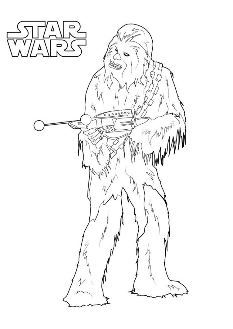 166 Chewbacca Coloring Pages Printable 12