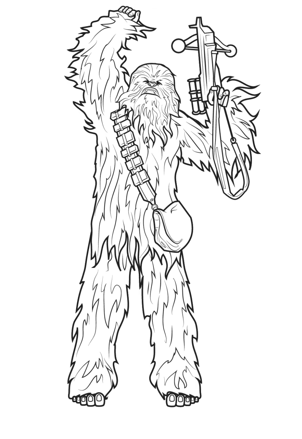 166 Chewbacca Coloring Pages Printable 2