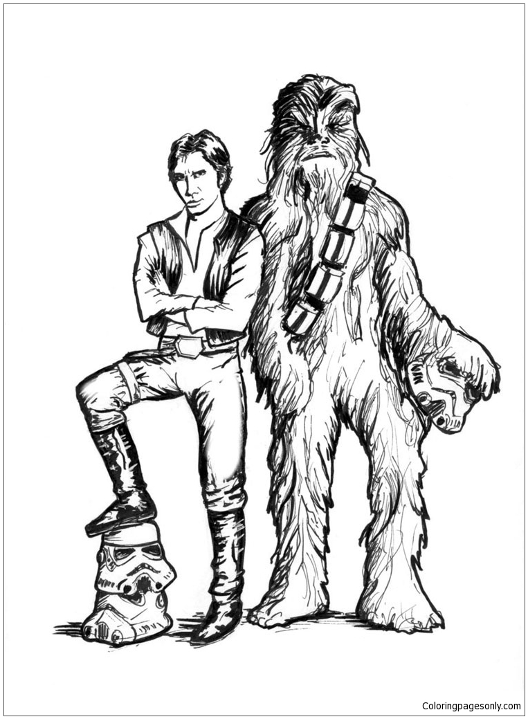 166 Chewbacca Coloring Pages Printable 22