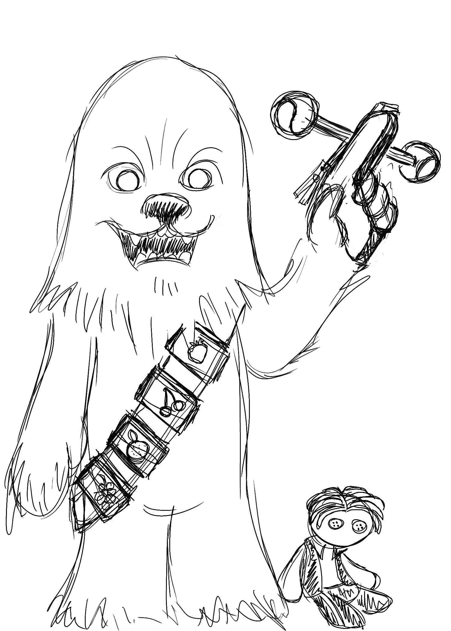 166 Chewbacca Coloring Pages Printable 32