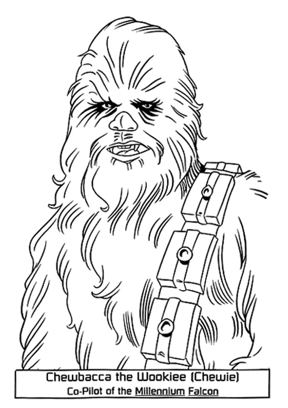 166 Chewbacca Coloring Pages Printable 33