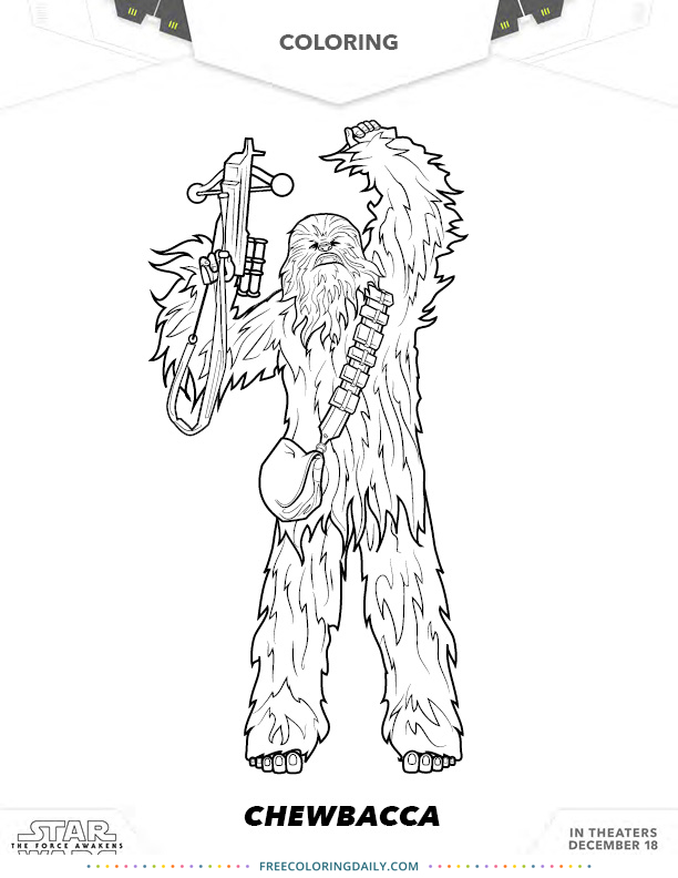 166 Chewbacca Coloring Pages Printable 38