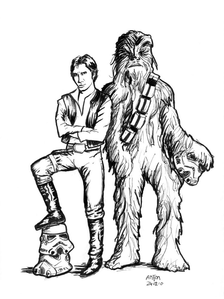 166 Chewbacca Coloring Pages Printable 41