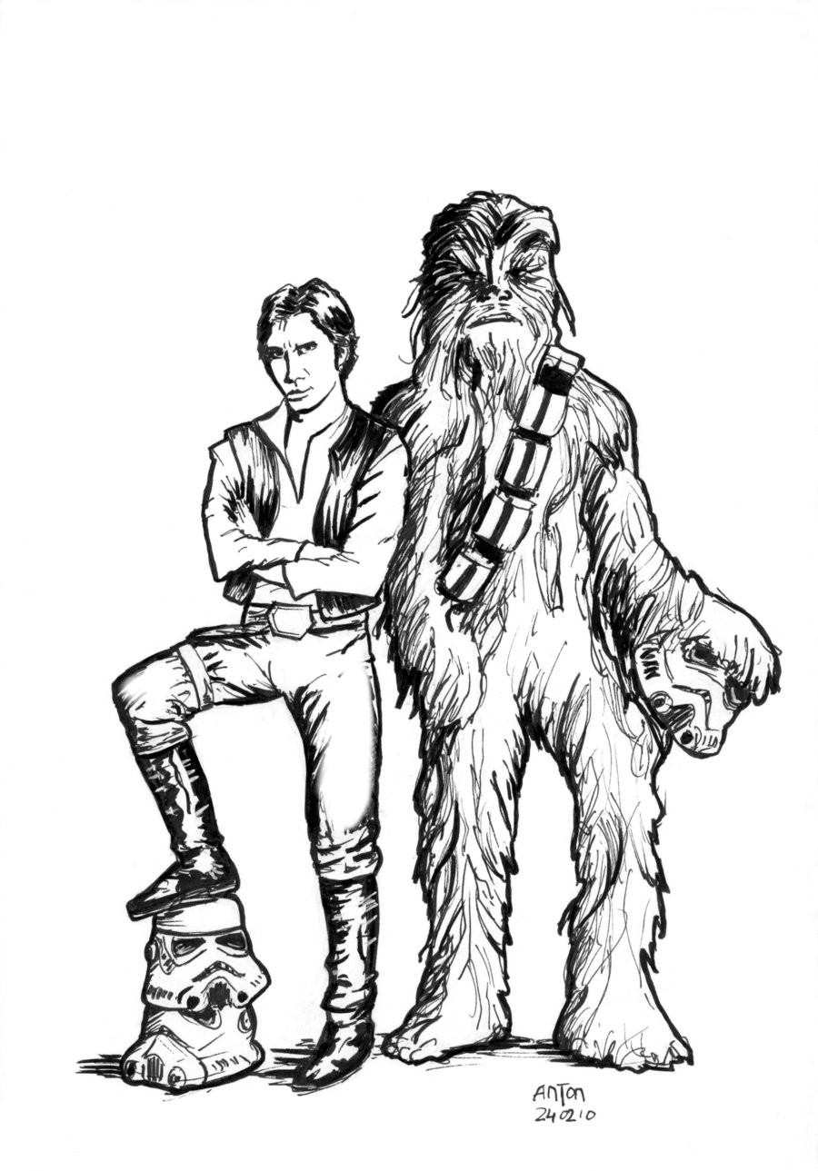 166 Chewbacca Coloring Pages Printable 44