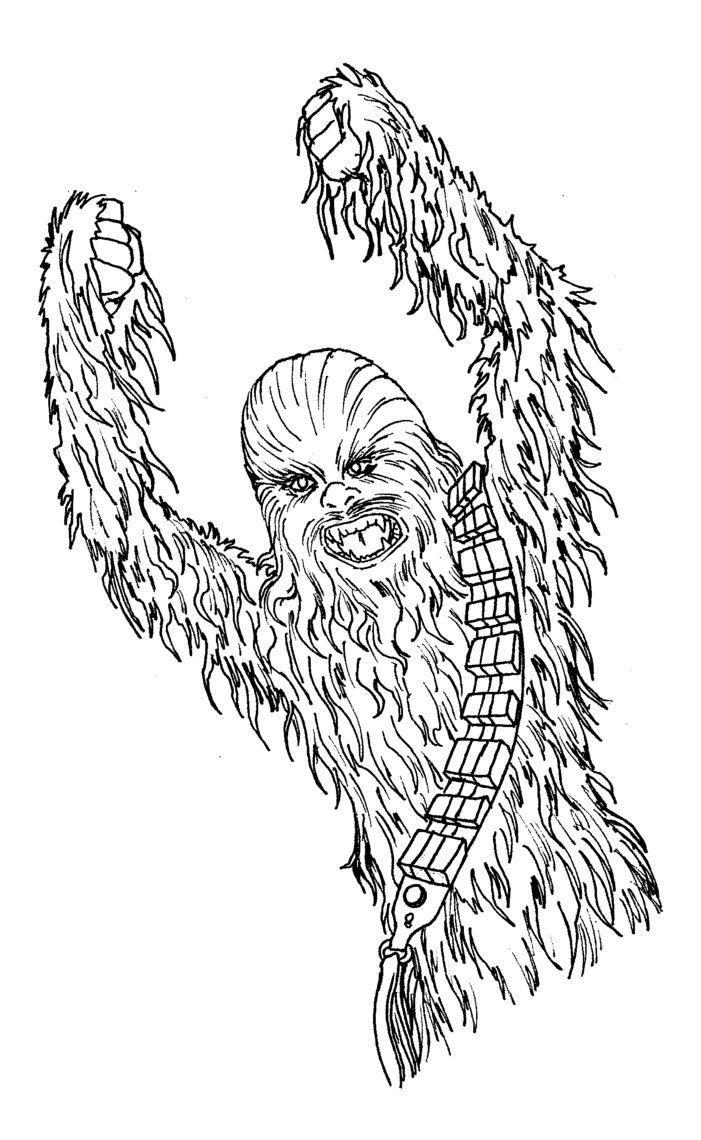 166 Chewbacca Coloring Pages Printable 49