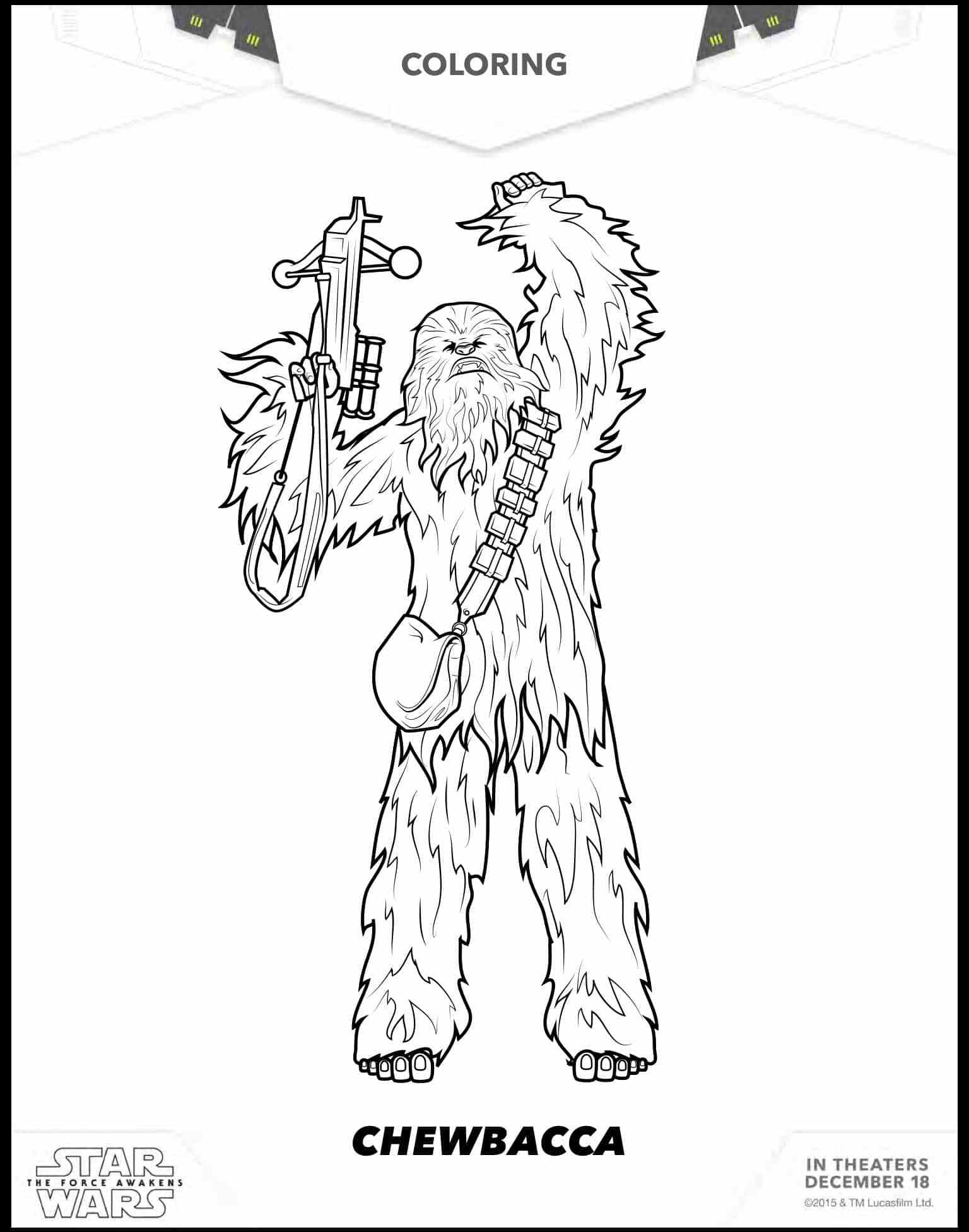 166 Chewbacca Coloring Pages Printable 57