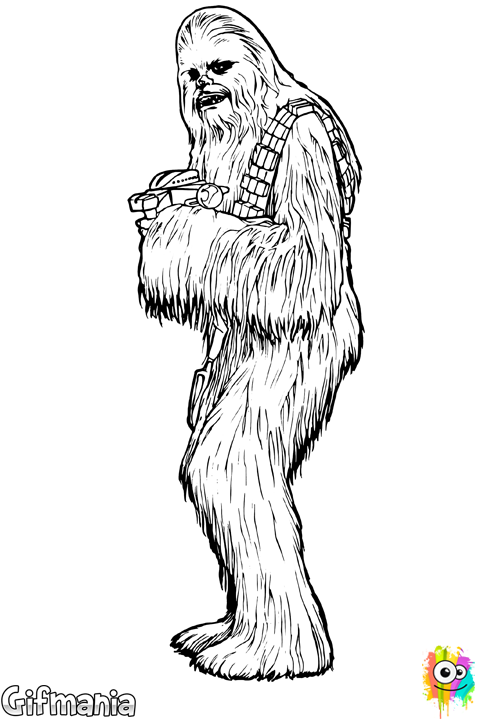 166 Chewbacca Coloring Pages Printable 6