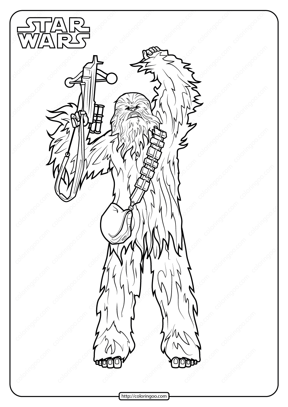 166 Chewbacca Coloring Pages Printable 64