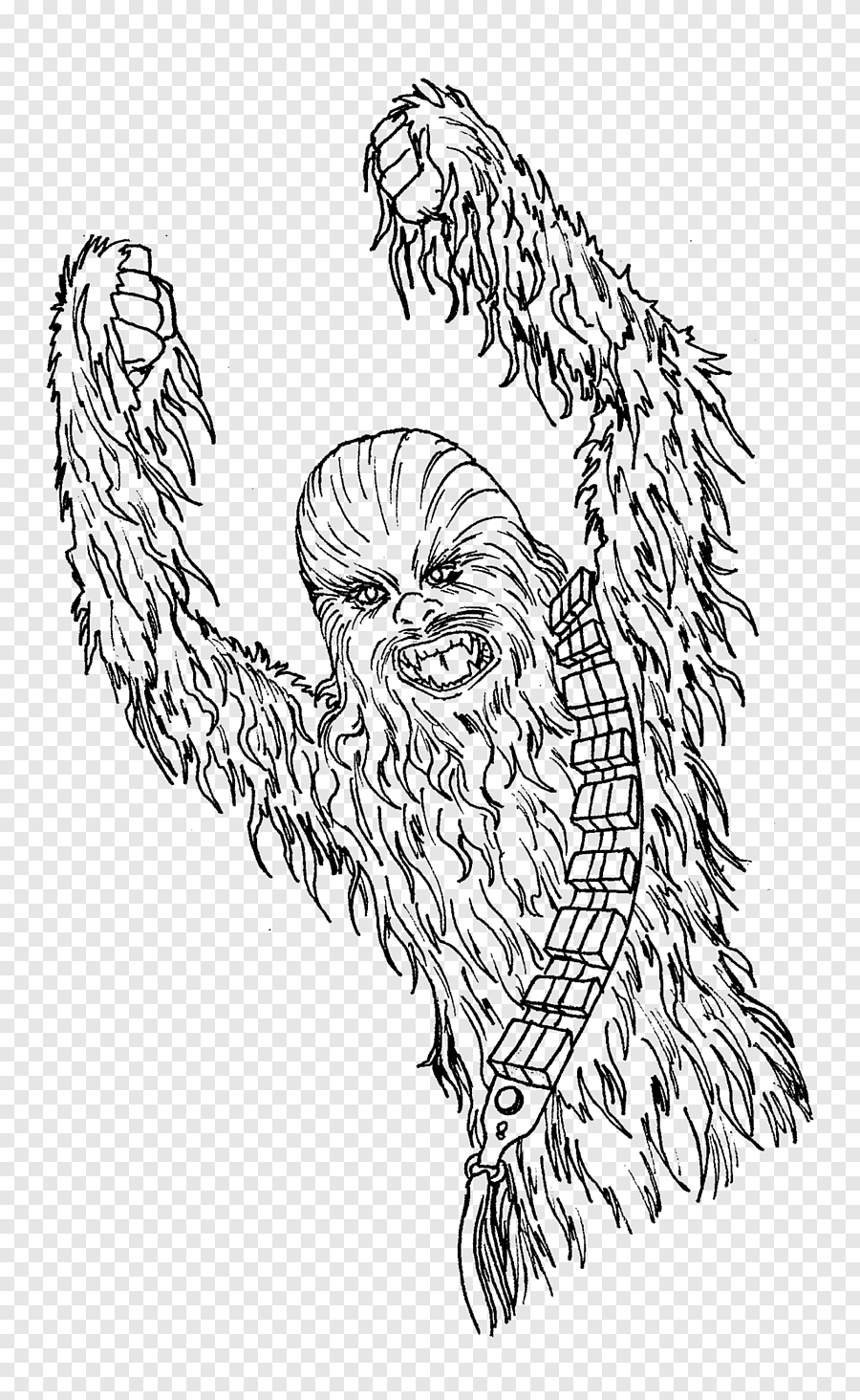 166 Chewbacca Coloring Pages Printable 65