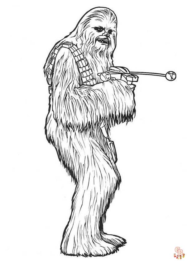 166 Chewbacca Coloring Pages Printable 74