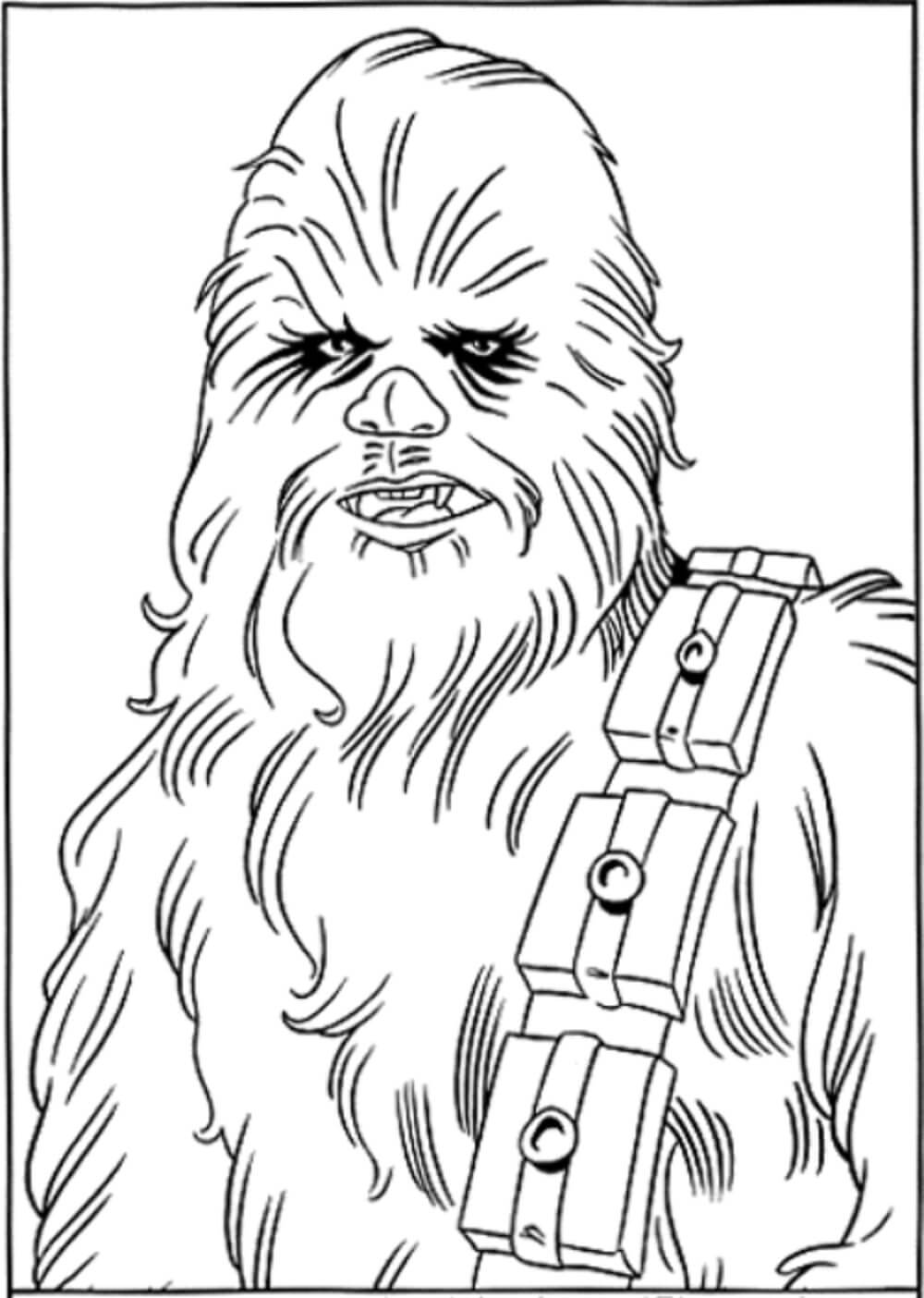 166 Chewbacca Coloring Pages Printable 76