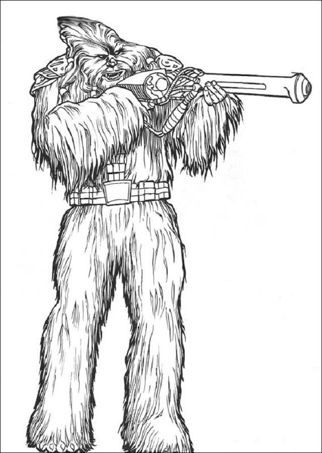 166 Chewbacca Coloring Pages Printable 79