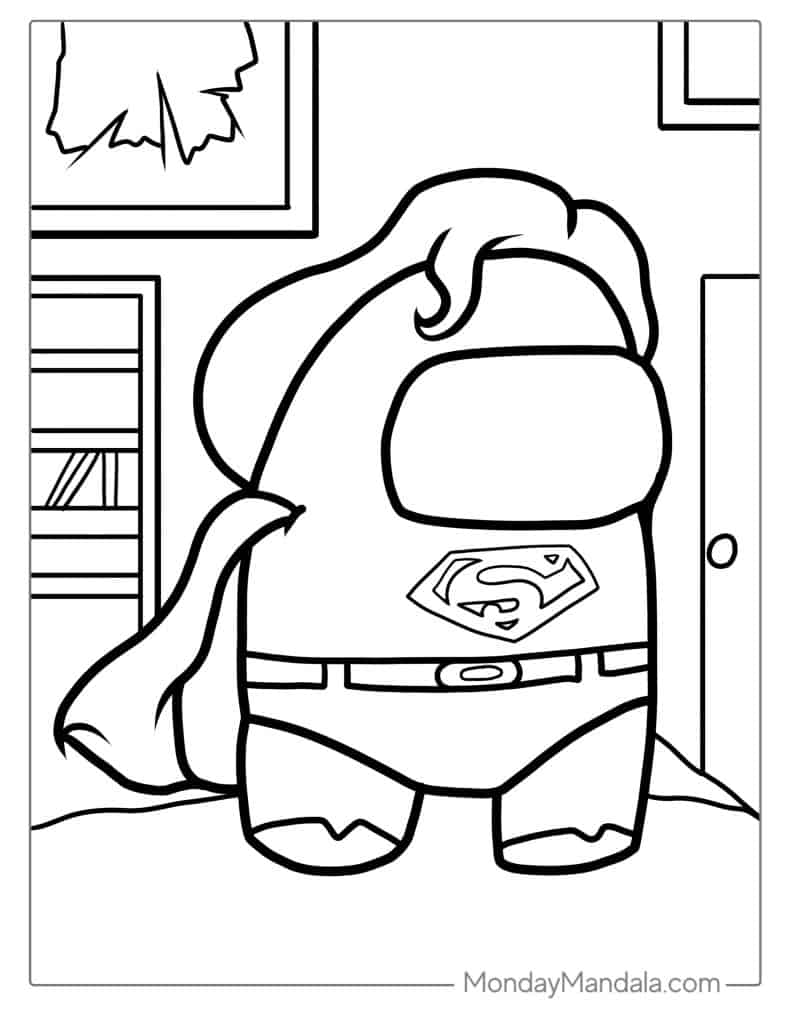 173 Among Us Coloring Pages FREE Printable 121