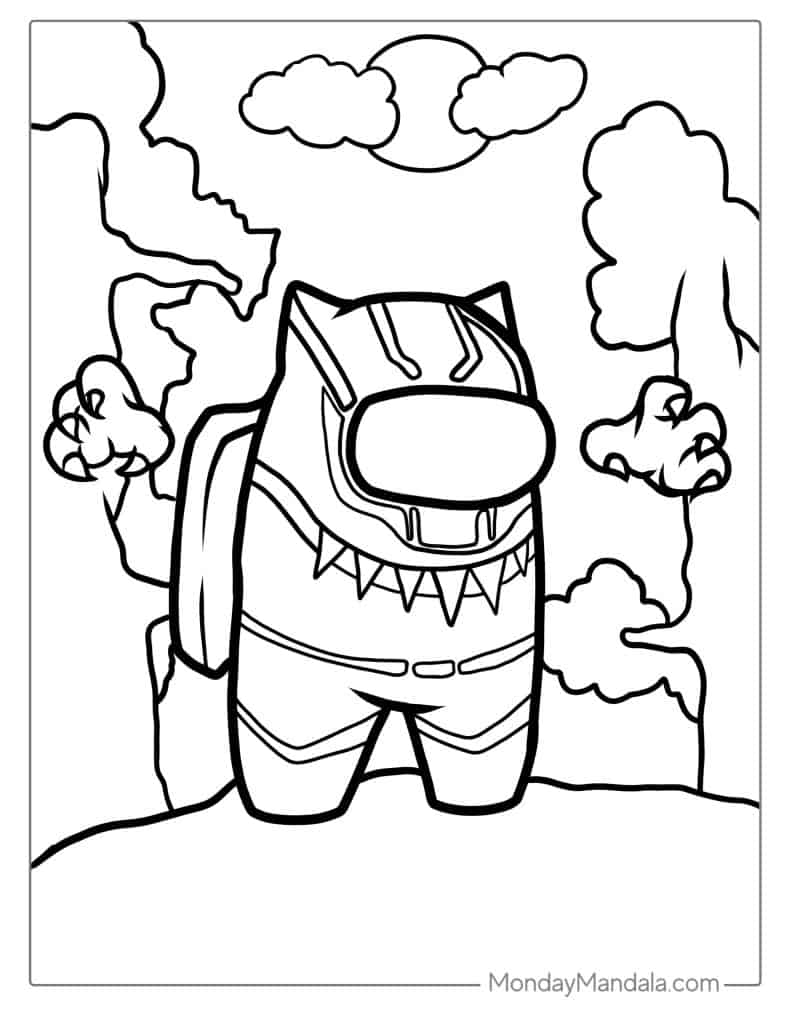 173 Among Us Coloring Pages FREE Printable 152