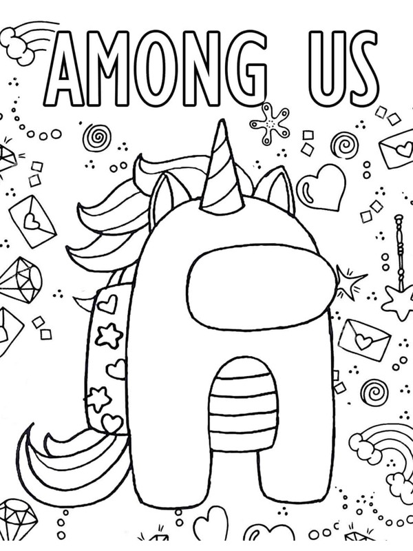 173 Among Us Coloring Pages FREE Printable 154