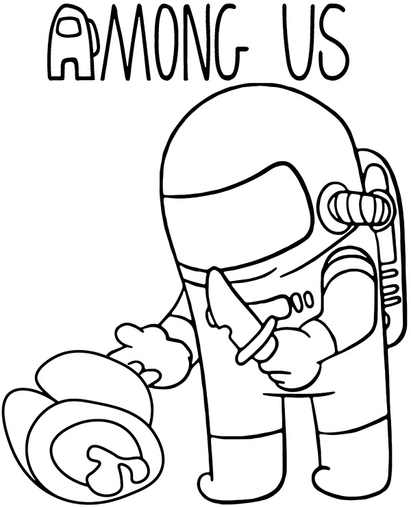 173 Among Us Coloring Pages FREE Printable 156