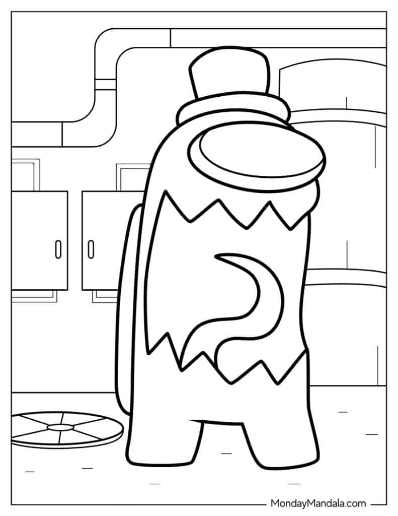 173 Among Us Coloring Pages FREE Printable 3