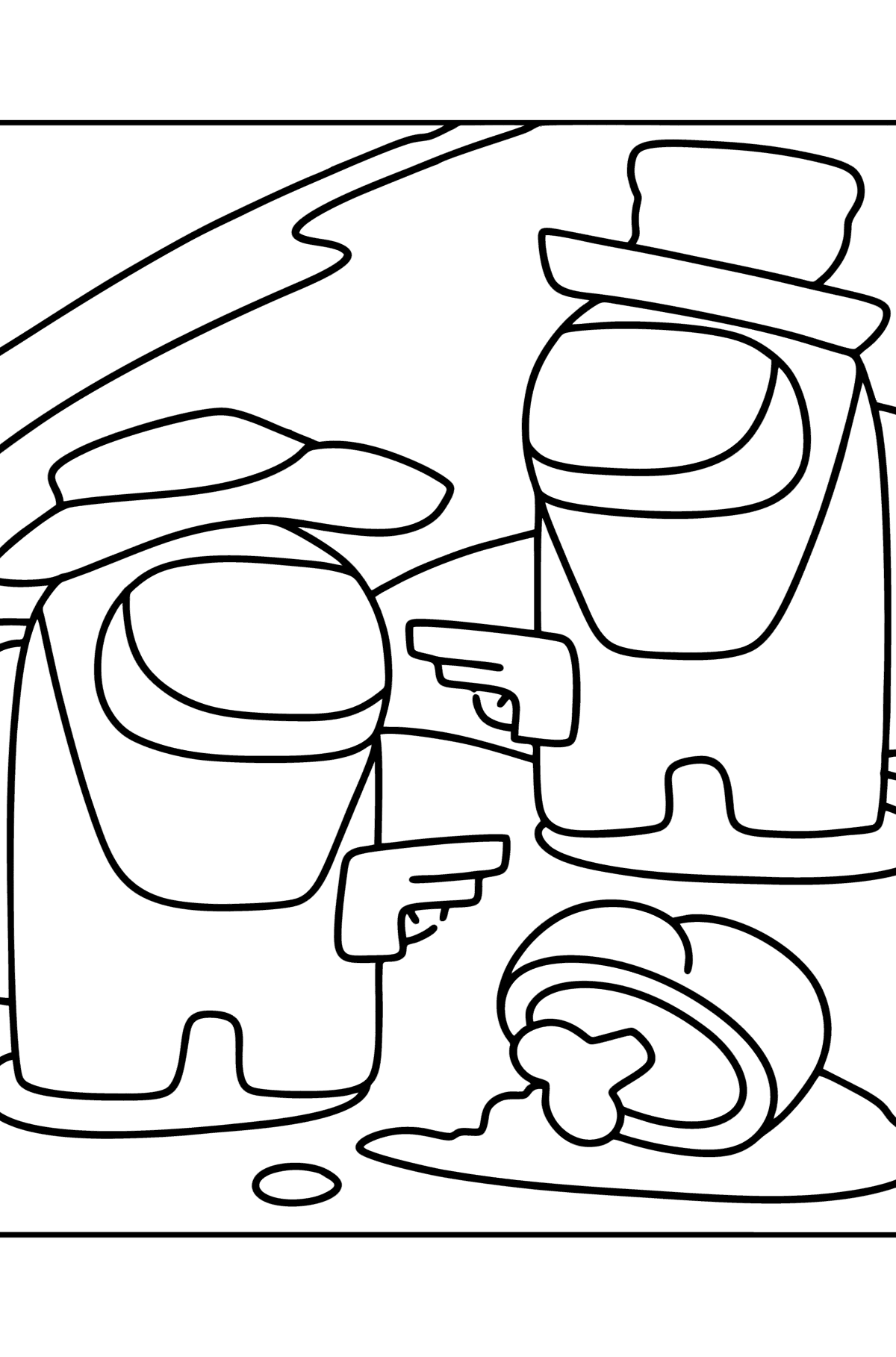 173 Among Us Coloring Pages FREE Printable 64