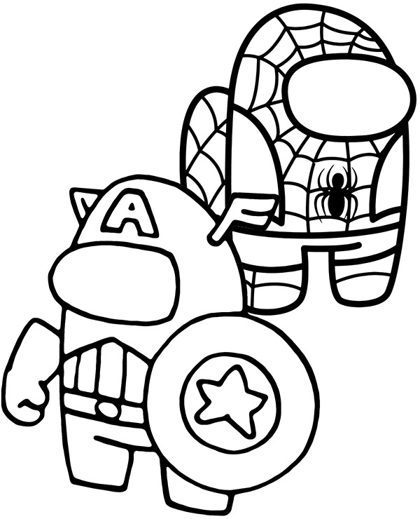 173 Among Us Coloring Pages FREE Printable 96