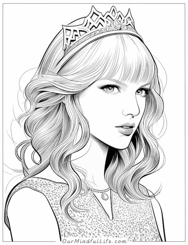 190+ Taylor Swift Coloring Pages Easy Printable 100