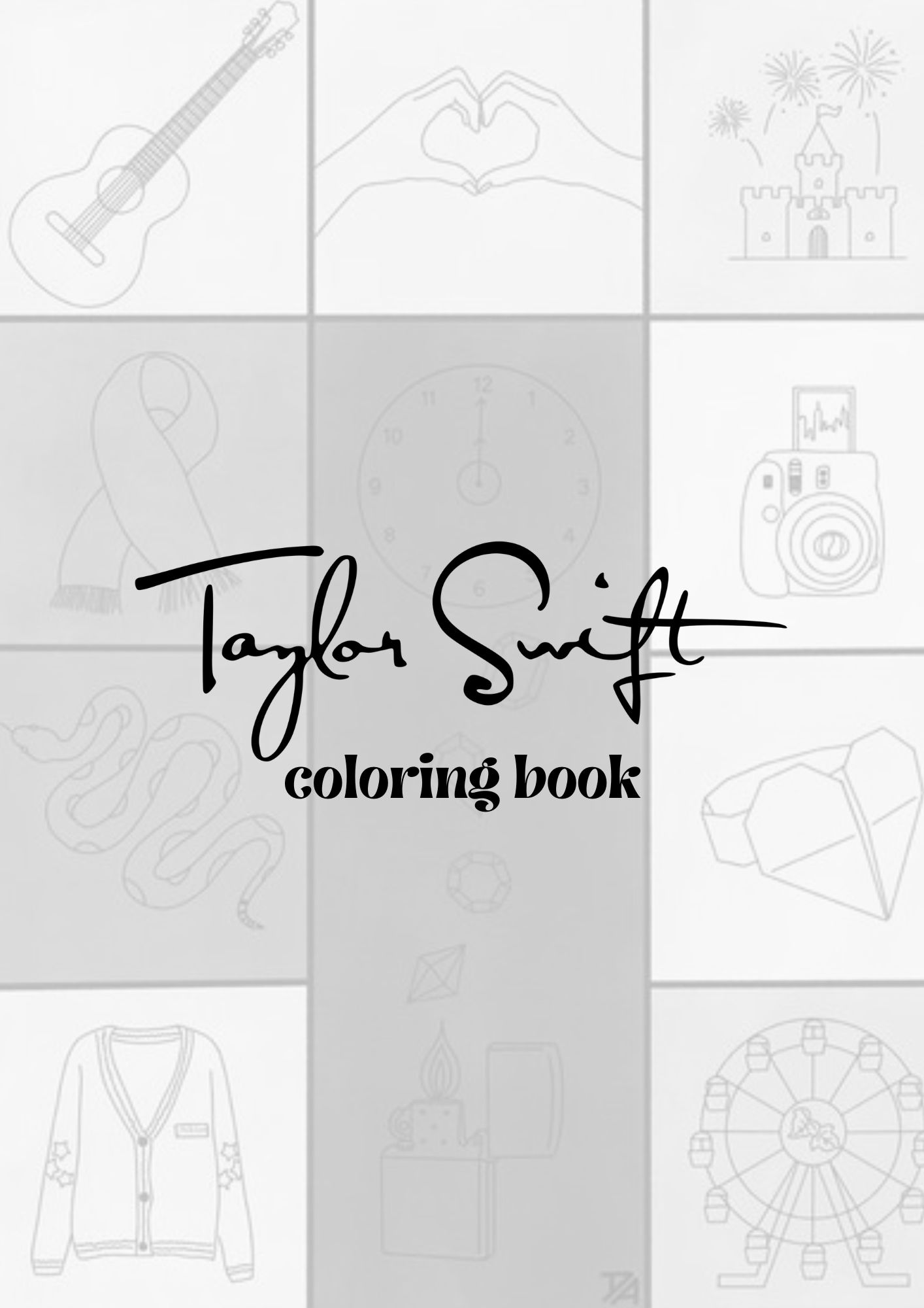 190+ Taylor Swift Coloring Pages Easy Printable 102