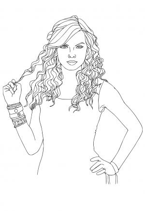 190+ Taylor Swift Coloring Pages Easy Printable 131