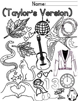 190+ Taylor Swift Coloring Pages Easy Printable 133