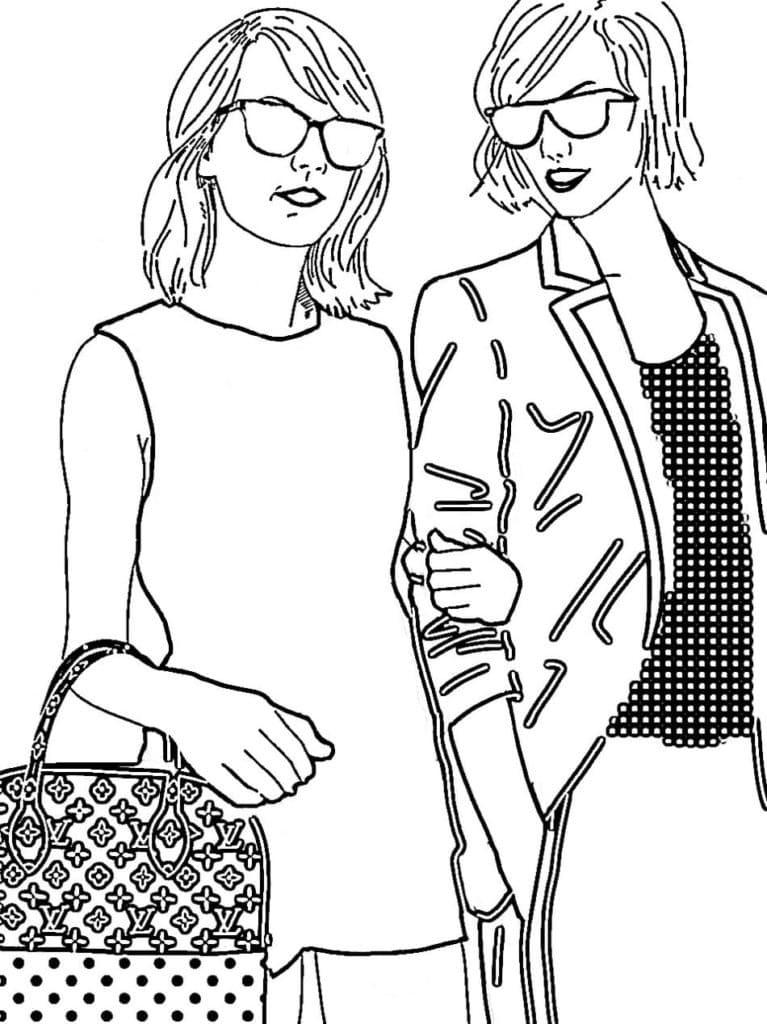 190+ Taylor Swift Coloring Pages Easy Printable 142